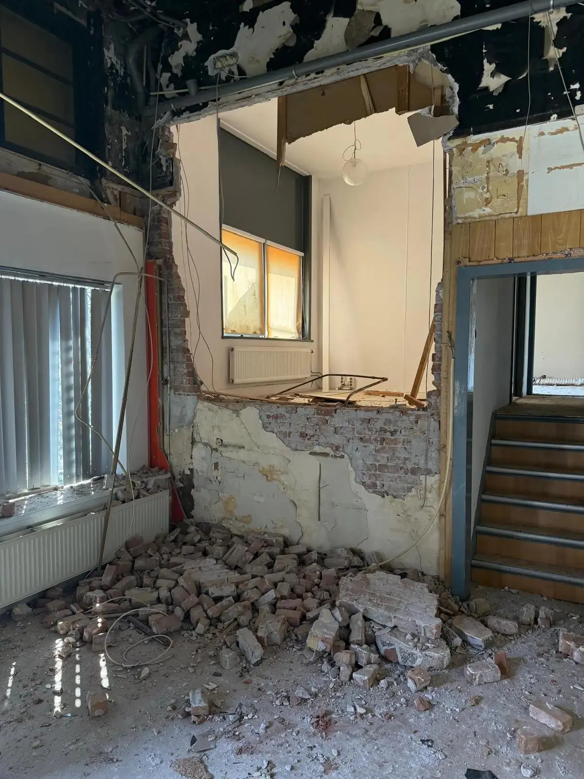 Woonkamer voor verbouwing